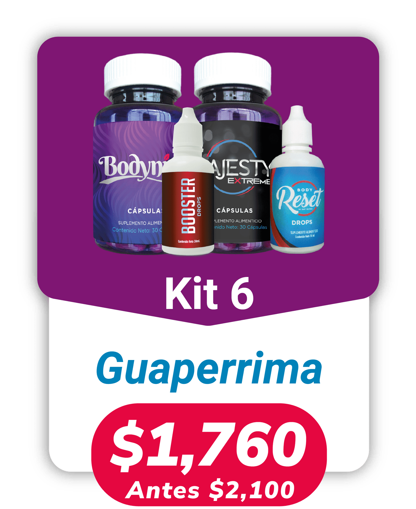 Kit 6 Guaperrima