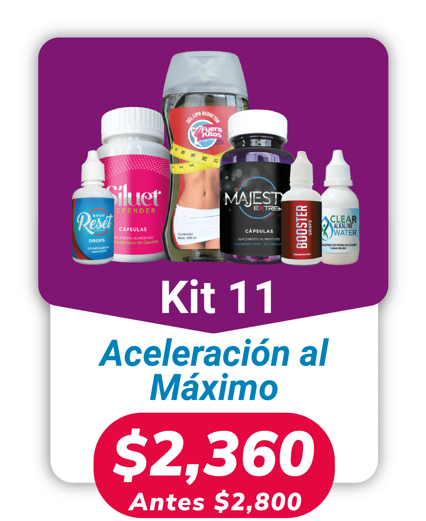 Kit 11 Aceleración al Máximo