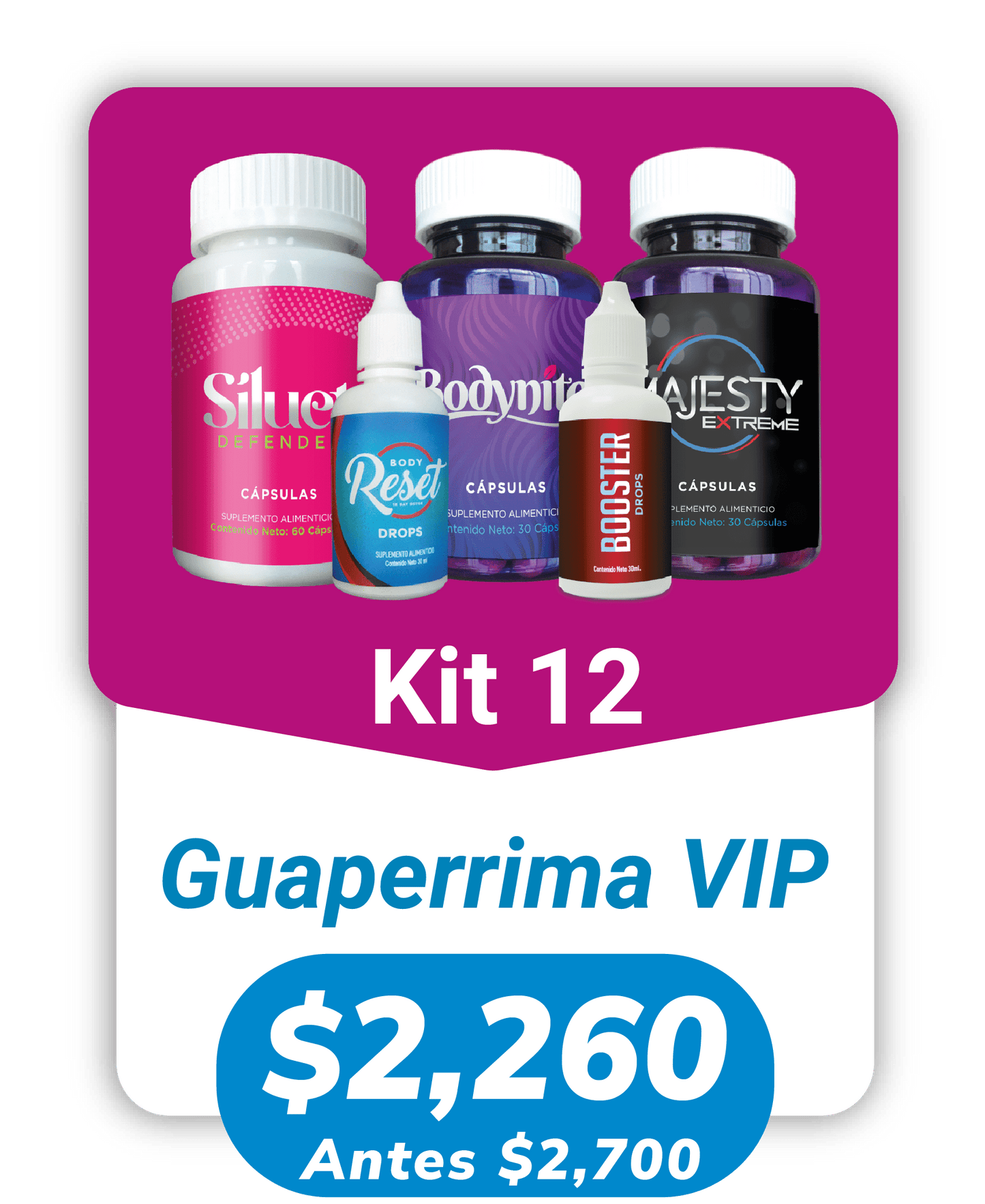 Kit 12 Guaperrima VIP