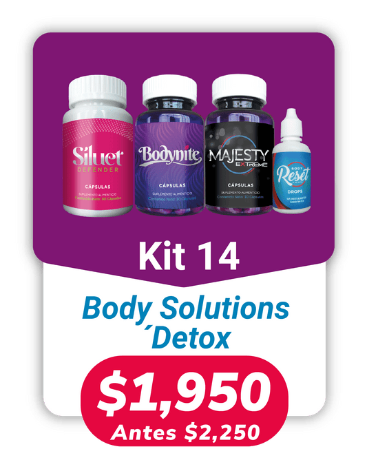 Kit 14 Body Solutions y Detox