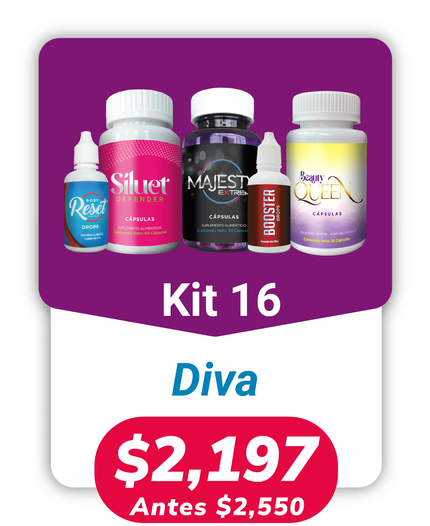 Kit 16 Diva