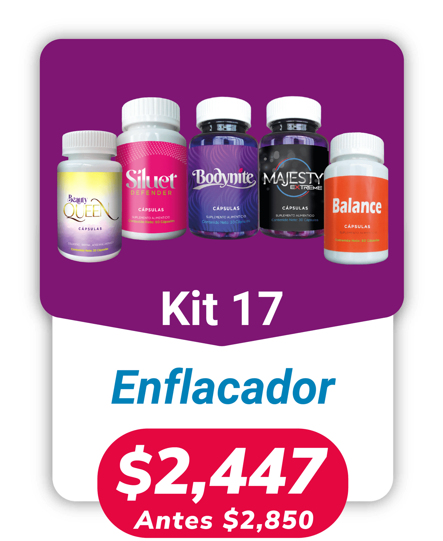 Kit 17 Enflacador