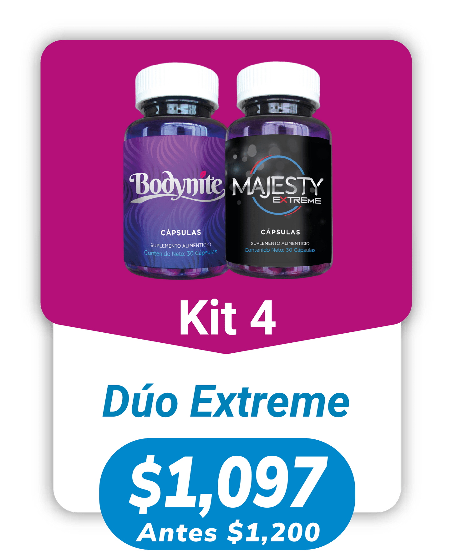 Kit 4 Dúo Extreme